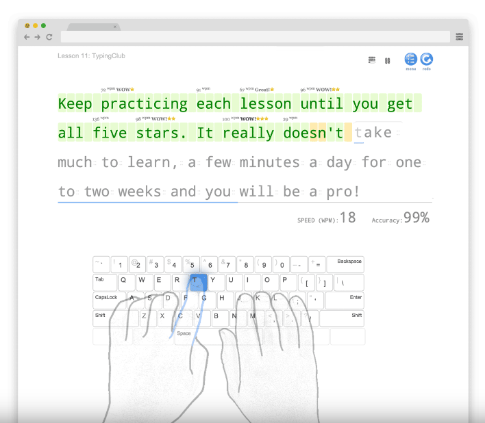 Typing Club typing-club